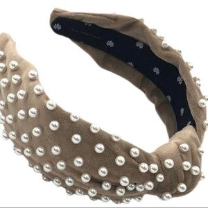 Lele sadoughi classic pearl headband!!!